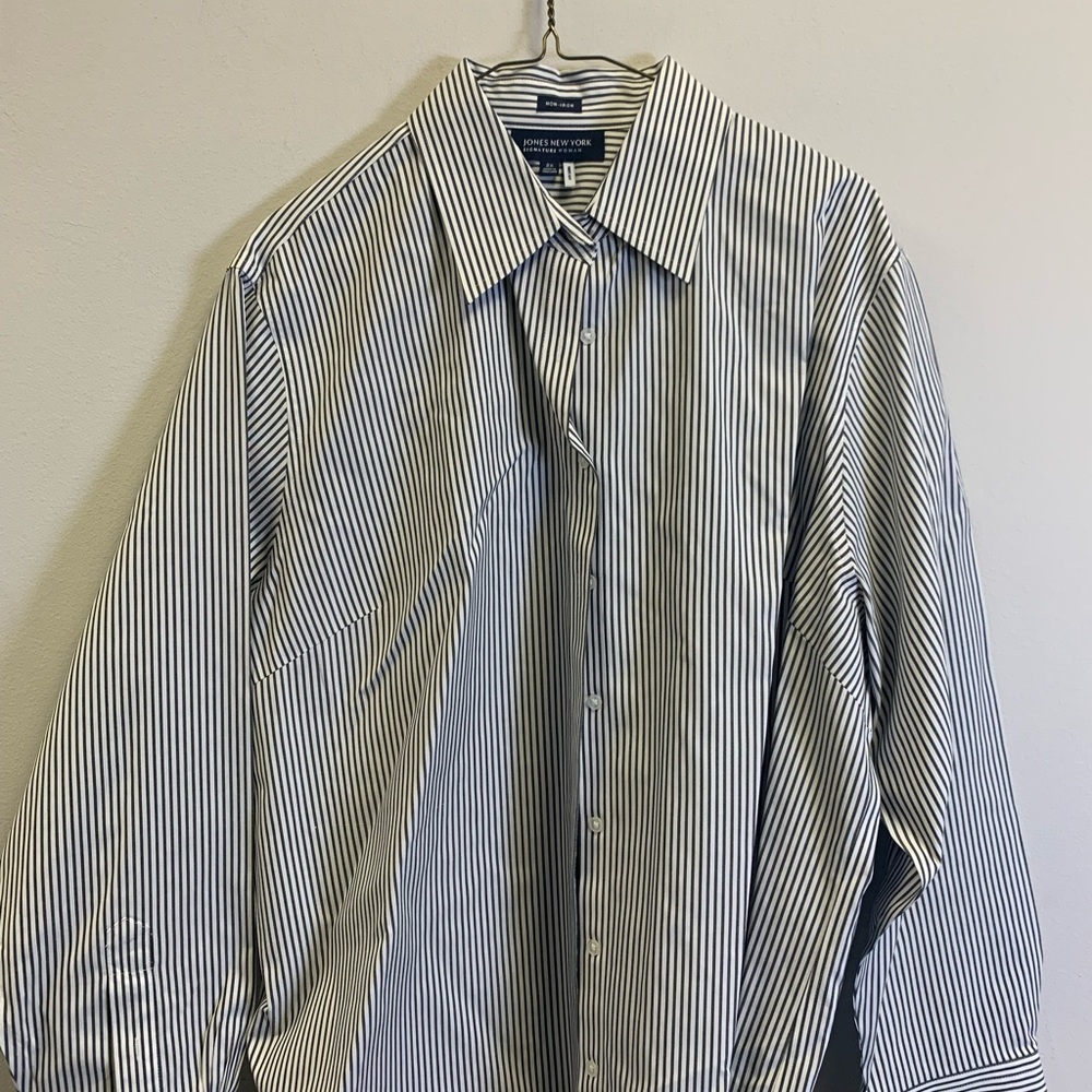 Blue Striped Women's Top